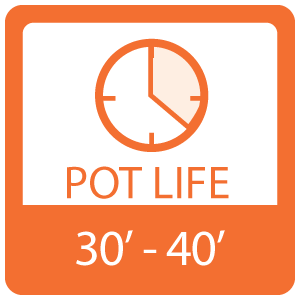 Tover Adeblok T19 pot life